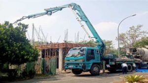 ready beton (1) Harga Sewa Pompa Beton Concrete Pump per Hari